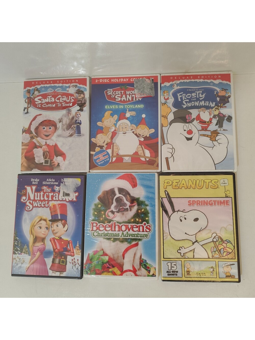 Lot of 6 Christmas Movies/SPRINGTIME Movies Brand New SEALED